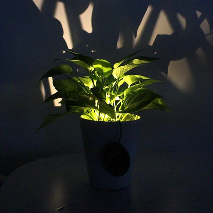 Solar Pot Lights (5 Pack) - 7 Color Changing LED IP44 Waterproof 8 Hour Runtime 210x30x60mm (8.3x1.2x2.4 in)