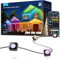 Govee Permanent Outdoor Lights 2 100ft RGBIC Outdoor Lights with 72 LED Lights IP67 Waterproof 100 Scene Modes with 40lm White for Outdoor Decorations Works with Alexa Google Assistant Black