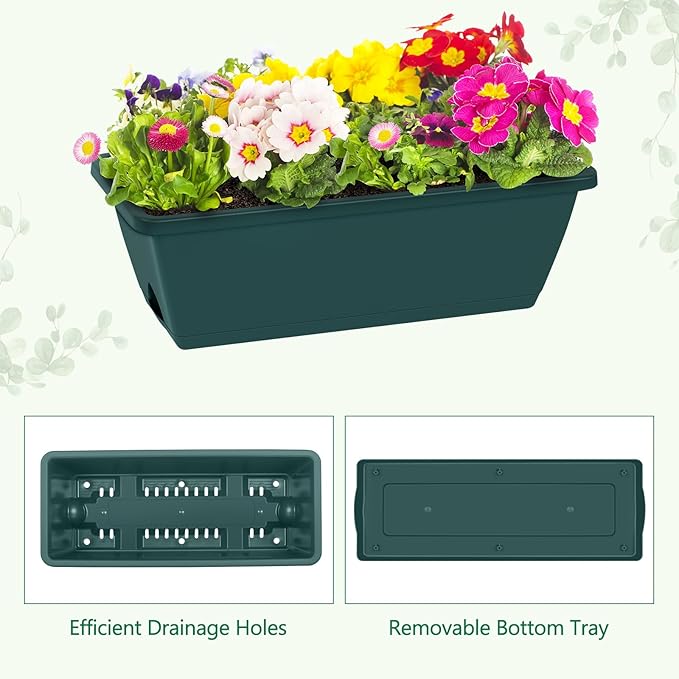 Raised Garden Beds 32.4 Tall Vertical Planter Boxes with Trellis Standing Herb Garden Planter Outdoor with Metal Fences Legs for Small Climbing Plant Gardening Vegetables Patio Balcony Porch Green