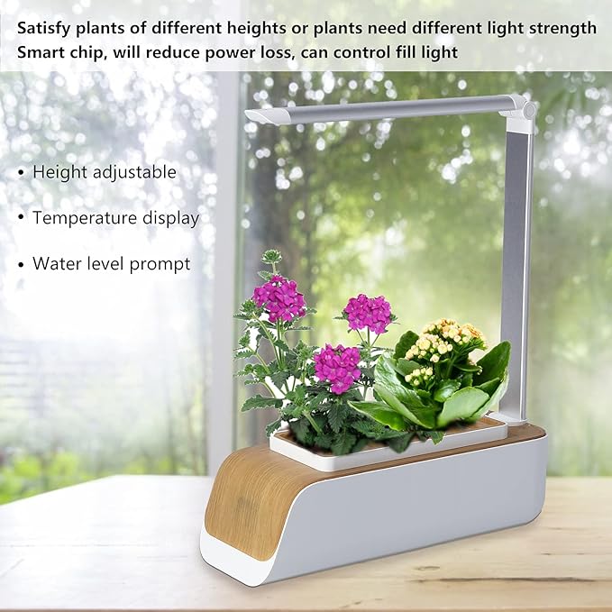 LED Grow Lights for Indoor Plants Growing Lights Desktop Planter USB Planting Vegetables Flowers Automatic Illumination High Performance Potted Decoration