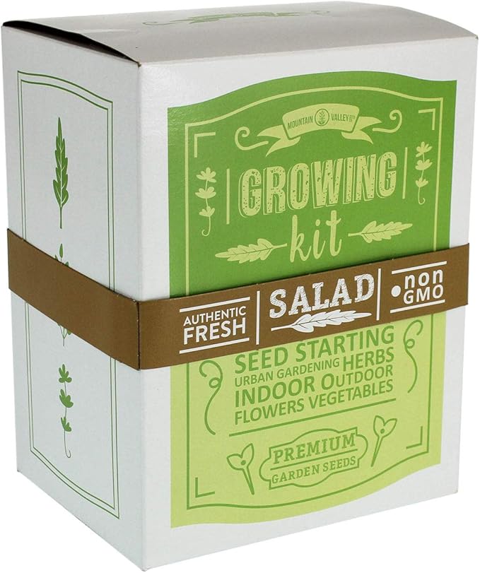 Mexican Salsa &amp Hot Sauce Making Kit | Basic | 6 Non-GMO Seed Varieties | Mexican Seeds for Salsa Hot Sauce Pico De Gallo | Includes Jalapeno Pepper Tomato Cilantro Herb Chives Onion More