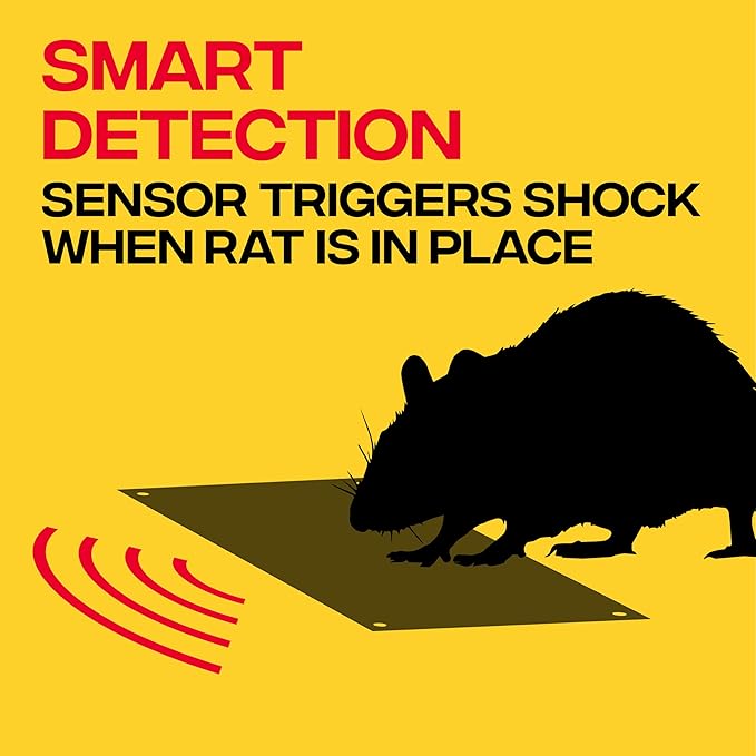 Victor Indoor Electronic Rat Trap Humane Electric Rat Traps Indoor for Home No Touch No See Traps - M241B - Quickly and Humanely Kill Rats Indoors - 1 Pack