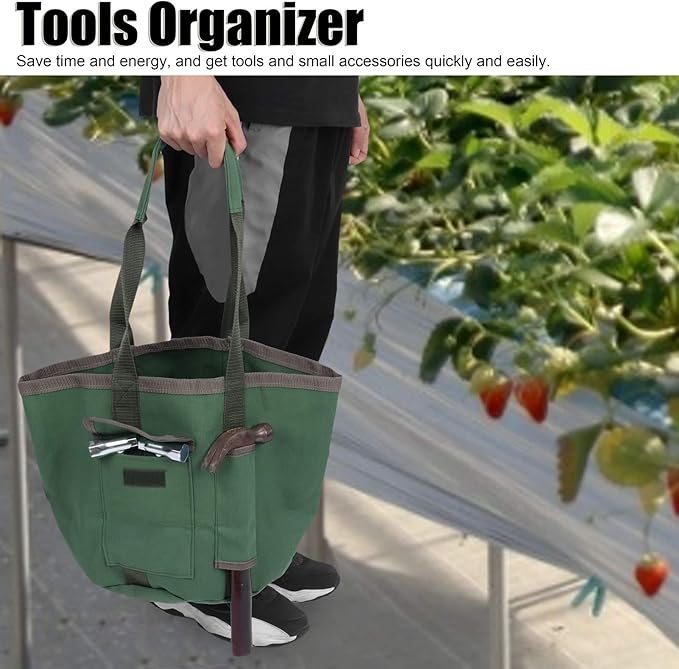 Garden Tool Bag Heavy Duty Garden Plant Tool Set Multi Function Organizer Bag Garden Tool Organizer for Women &amp Men for Garden Tools and Accessories