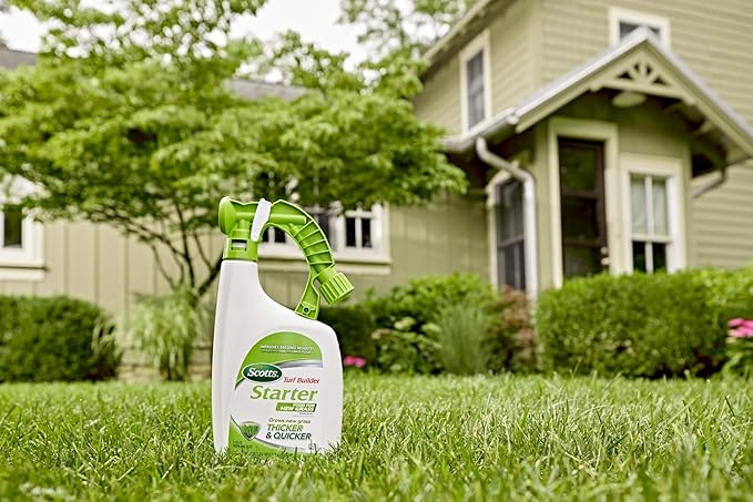 Scotts Turf Builder Starter Food for New Grass Ready-Spray Lawn Fertilizer 32 fl. oz. (12-Pack)