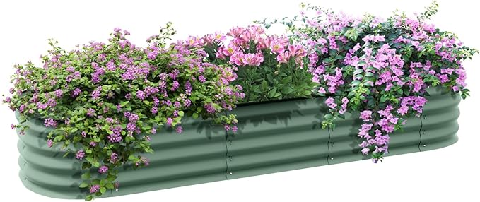 Galvanized Raised Garden Bed Kit