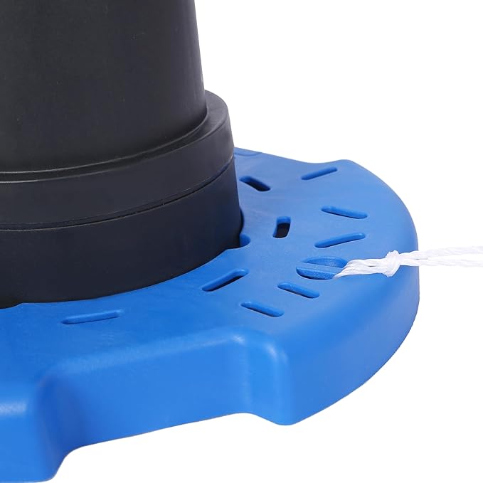 1/3 HP Automatic Swimming Pool Cover Pump 120 V Submersible with 3/4 Check Valve Adapter 2500 GPH Water Removal for Pool Hot Tubs Rooftops Water Beds and more