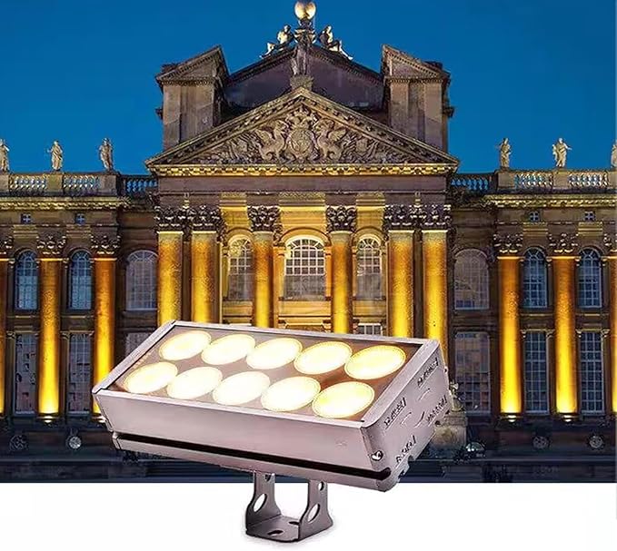 Rectangle Led Spot Lights LED Beam Spotlight IP65 Waterproof Wall Washer Light Outdoor Building Flood Lamp for Patio Hotel Villas Landscape Lighting(Blue30W-220V)