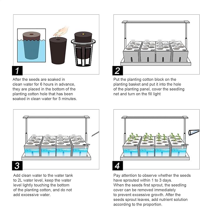 Indoor Tomato Growing System | Smart 20 Pods Hydroponics Growing SystemIndoor Growing System with LED Grow Light Timing Setting for Eggplants Pepper