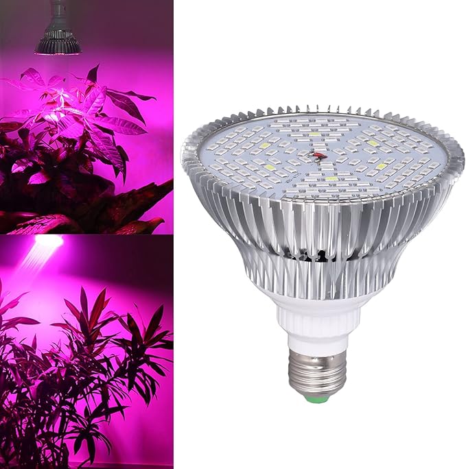 LED Plant Grow Lights 20W Indoor Gardening Bulb with 120 LEDs E27 Socket Lamp for Greenhouses Succulents &amp Flower Beds