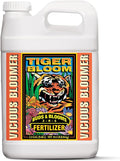 FoxFarm Tiger Bloom Liquid Plant Food - Phosphorus Fertilizer for Buds Blooms &amp Flowering - Supports Soil &amp Hydroponic Systems - High Micronutrient Formula with 2-8-4 Nutrient Ratio - 2.5 Gal