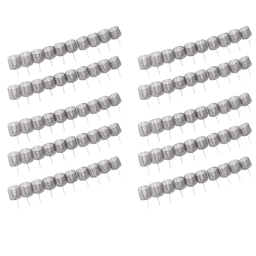 Garden Fertilizer Mesh Baskets Set100PCS Fertilizer Mesh Basket Column Shape Stainless Steel Nutrition Box Tools for Garden Nursery (6x6cm / 2.4x2.4in)