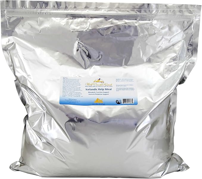 Icelandic Kelp Meal - Loaded with Nutrients That Support Your Livestock Or Pet &amp A Natural Seaweed Fertilizer for Plants 12.5lbs