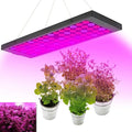 100W LED Plant Grow Light with Red Blue IR Light Full Spectrum Panel Grow Lamp for Seedlings Veg Flower Indoor PlantsSeeding VegetableFlowerSucculentsSeedlings
