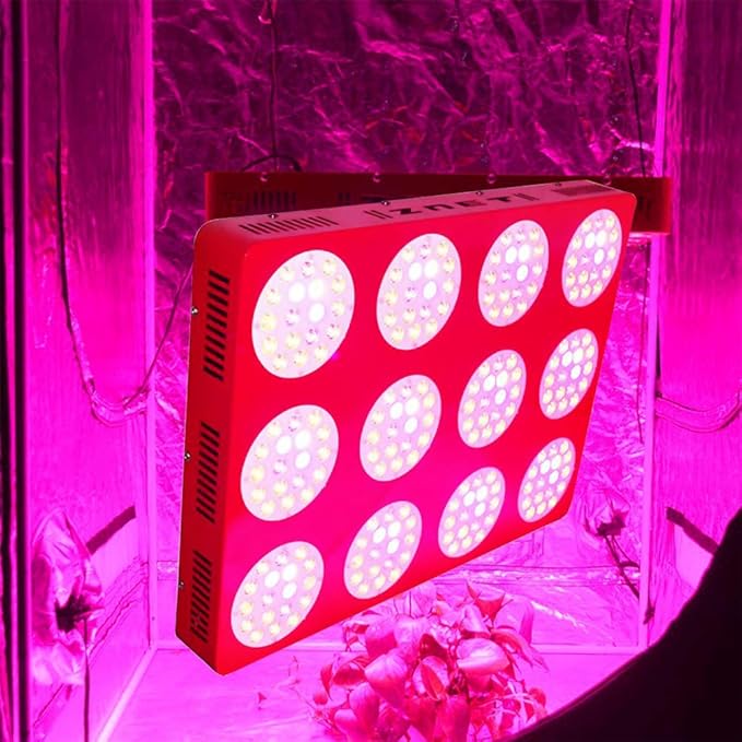 Hanchen Grow Light LED Grow Light Plant Light 12pcs Plant COB Lamp Growing Light Bulb 11880LM for Indoor Greenhouse Seeding Vegetable Flower Fruit Herb Foliage Plant with CE Certificate