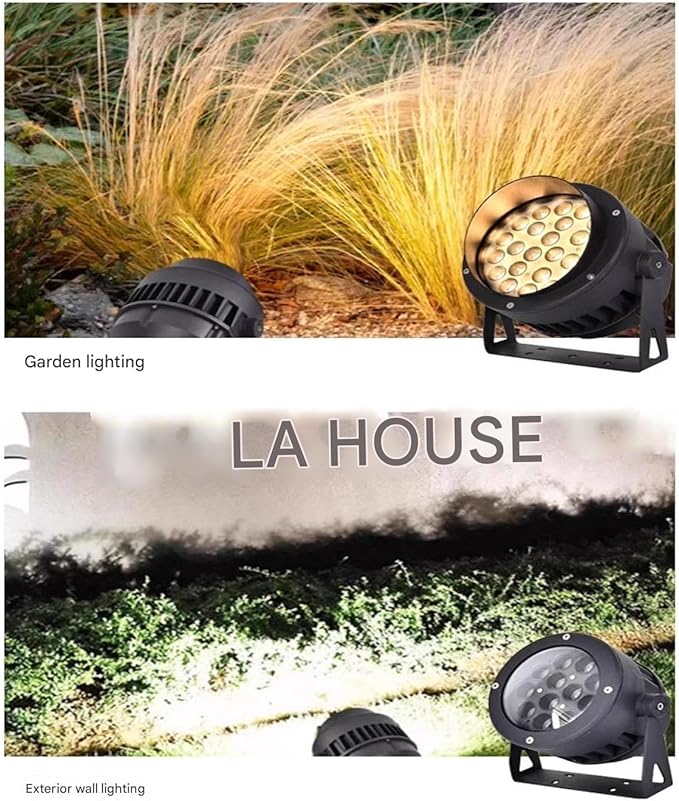 Led Spot Lights - LED Floodlight - Spotlight Led Beam Light IP65 Outdoor Waterproof Tree Light AC220V Garden Landscape Tree Light Villa Courtyard Wall Washer Light(RedA-24W)