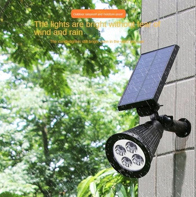 Outdoor Waterproof IP68 Solar Lights Lawn Lights Solar Spotlights with 3 Lighting Modes Suitable for Courtyard Lawn Patio Garden and Pathway Landscape Lighting