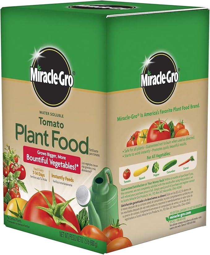 Miracle-GRO 2000422 Plant Food 1.5-Pound (Tomato Fertilizer) 1.5 lb (Pack of 2)