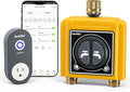 RAINPOINT WiFi Water Timer with Brass Inlet &amp Outlet2 Zone WiFi Hose Timer for LawnWiFi Sprinkler Controller via APP/Voice ControlAutomatic Watering System by Time/Weather/Quantity/Soil Moistur