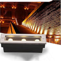 Outdoor Recessed LED Spotlight - Buried Yard Lamp AC 85-265V Rectangular Linear Underground Lights IP67 Waterproof Landscape Spotlights for Step Fence Garden Pathway(White Light36W)