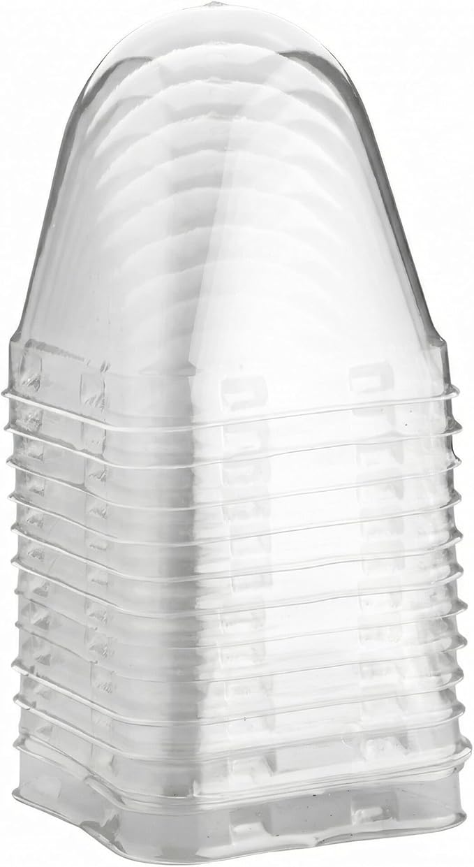 120 Pack Clear Humidity Domes Transparent Seedling Domes Compatible with 2.7 Inch Square Nursery Pots for Seedlings