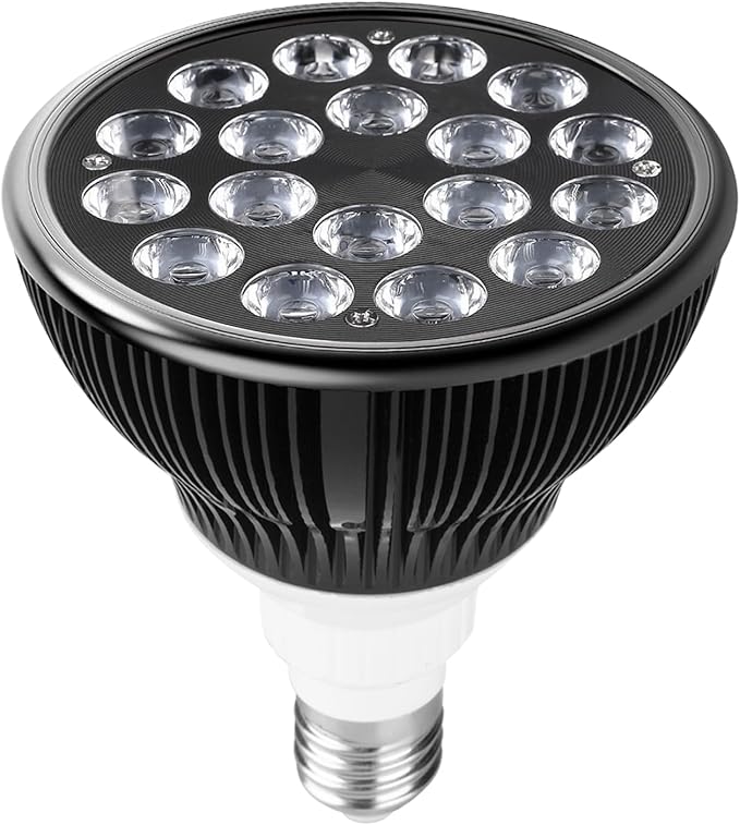660nm Red Light Bulb 18W (36W Equivalent) LED Grow Light for Indoor Plants Flowering Bloom and Fruiting Grow Spectrum Enhancement