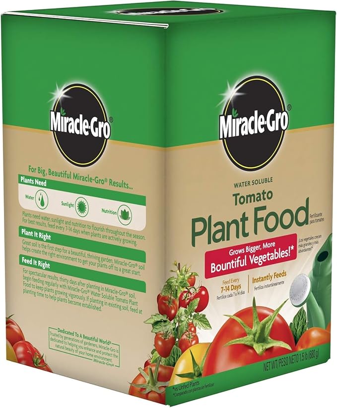 Miracle-GRO 2000422 Plant Food 1.5-Pound (Tomato Fertilizer) 1.5 lb (Pack of 2)