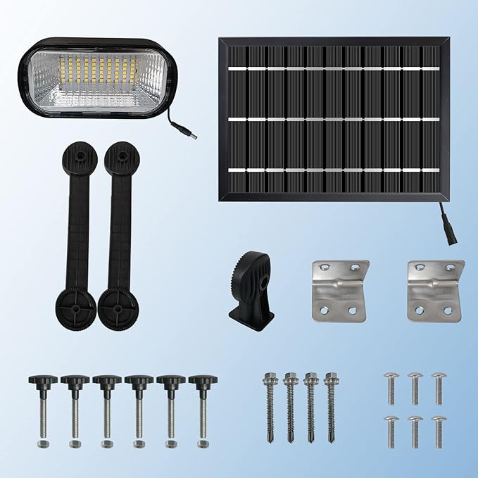 Solar Billboard Light Solar Sign Light 5200 mAh with 60 Super Bright LEDs for Outdoor Signs Advertisement Signs Highway