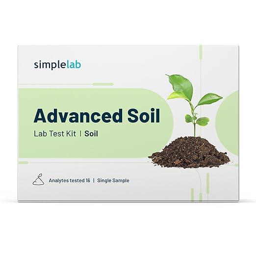 Advanced Soil Test Kit by SimpleLab | Soil Quality Tester for 16 macronutrients and micronutrients parameters Like pH Boron Iron and Phosphorus | Soil Testing Kit for Soil Health