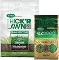 Scotts Turf Builder THICK'R LAWN and EZ Seed Patch &amp Repair for Tall Fescue Grass Seed Fertilizer and Soil Improver Bundle