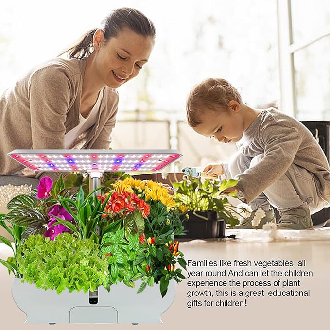 Indoor Hydroponic GardenBureaulamp Hydrocultuur Indoor Herb Garden Kit Smart Multifunctionele Groeiende Lamp for Plant Growing Gardening Gifts
