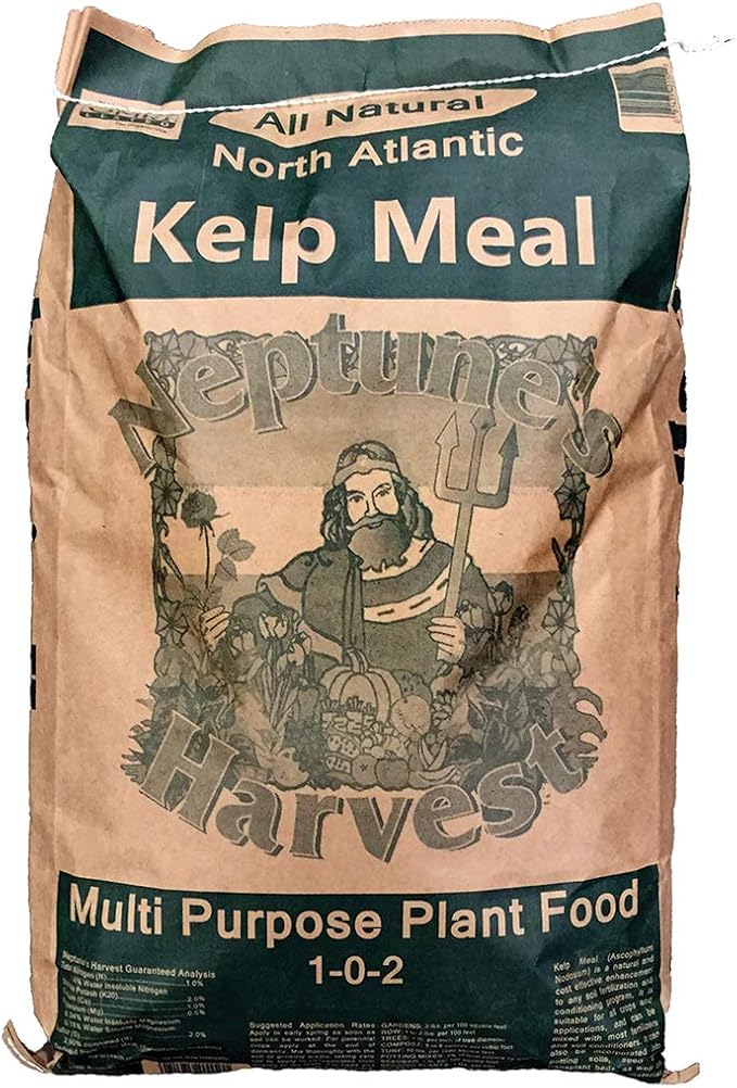 Neptune's Harvest Kelp Meal Multi-Purpose Plant Food 1-0-2 50 lb