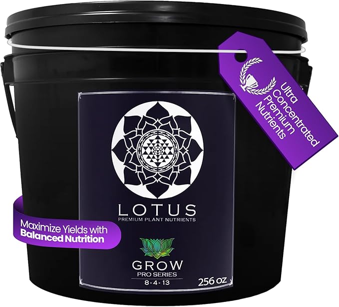 Grow Pro Series - Hydroponic Plant Nutrients and Fertilizer Water Soluble Plant Food - Massive Roots Made for Coco Coir Hydro &amp Soil Enhances Flowering &amp Fruiting Indoor &amp Outdoor Gr