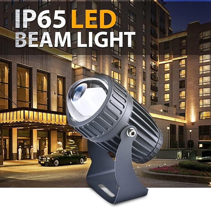 AC85-265V IP65 LED Spot Light - Adjustable 180° Bracket Ground Light for Outdoor Landscape