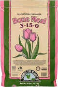 Down To Earth All Natural Fertilizers Organic Bone Meal - High Phosphorus Plant Food for Buds Bulbs Blooms Flowers 3-15-0 25 lb