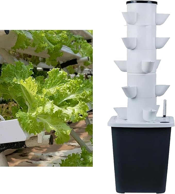 Hydroponic Tower Hydroponic Cultivation Kit of Garden for Herb Fruits and Vegetables for Herb Fruits and Vegetables