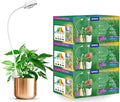 SANSI Grow Lights for Indoor Plants Pot Clip LED Plant Light for Growing Full Spectrum Plant Growing Lamp with 4-Level Dimmable Auto On Off 3 6 12 Hrs Timer for Pot Plants White