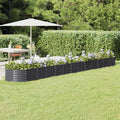 Garden Raised Bed Anthracite Steel Welded Retaining Galvanized Steel Extra Long Landscape Design Wire - Outdoor Balcony