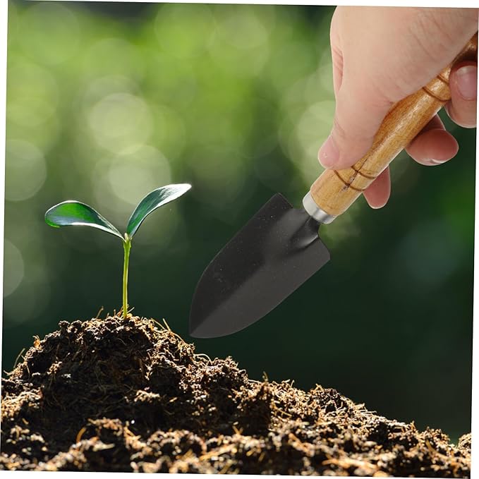Garden Tool Set with Ergonomic Handles Portable Lightweight Gardening Kit for Indoor Outdoor Plants Bonsai Succulents and Vegetable Transplanting Digging Loosening Accessories