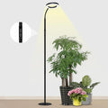 Grow Light for Indoor Plants Full Spectrum Led Plant Growing Lights with Stand Tall Halo Floor Growth Lamp with Timer Height Adjustable Dimmable Brightness for Large Plants