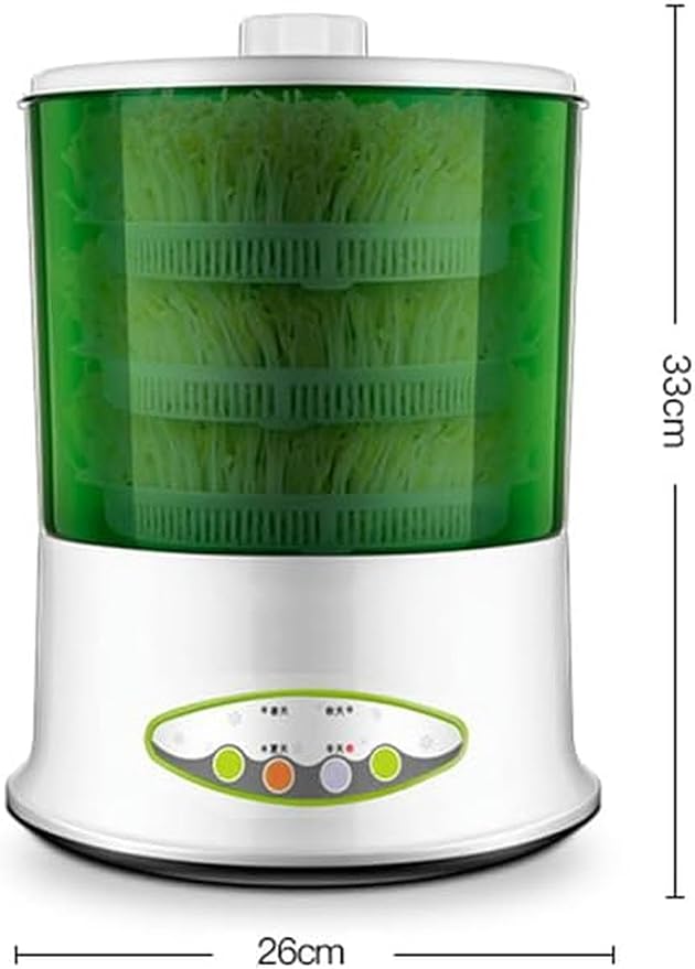 Electric Germination Box Multi-Function Seed Sprouts Incubator Home Kitchen Bean Watering Machine