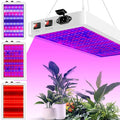 Grow Lights for Indoor Plants Full 216 LEDs 3 Modes Large Coverage Height Adjustable - Efficient Photosynthesis Durable Heat Dissipation Ideal for Indoor Gardeni