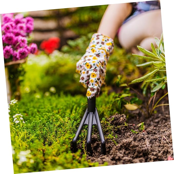 BESPORTBLE 1 Set Gardening Tool with Ergonomic Handles for Transplanting Cultivating and Weeding Durable Rake and Shovel Kit for Adults for Your Garden