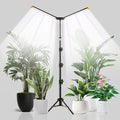 YEOLEH Floor Lamp Grow Light for Large Tall Plants Indoor 6000K White Full Spectrum Plant Growing Light with Red Blue LED Foldable Light Strip Dimmable &amp Timer Function Height 17-62‘’ (100 Wa