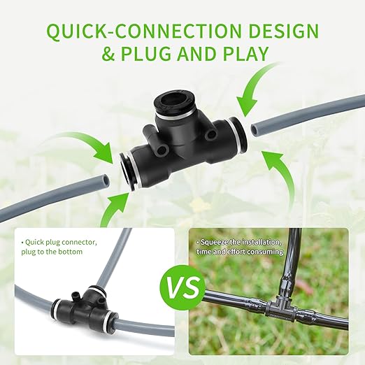 Automatic Plant Waterer Indoor Indoor Plant Watering Devices with 2 self-Priming Pump Automatic drip Irrigation kit with 20 Adjustable droppers self Watering System programmable Timer