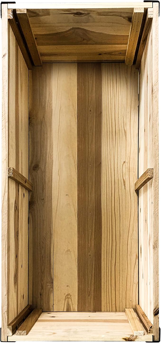 Backyard Expressions Raised Garden Bed Elevated Wood Planter Box Stand - 35.5 W x 15.5 D x 22 H
