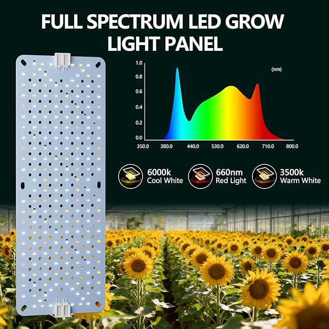 Grow Lights for Indoor Plants Full SpectrumHigh PPFD 1920LEDs Plant Lights with 4/8/12/16/20H Timer Flexible Series &amp Parallel Connection for Indoor Growing(10 Pack)