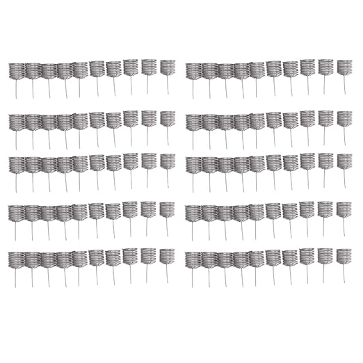 Stainless Steel Fertilizer Mesh Basket 100PCS for Garden Nursery Nutrition Box Tools for Home Yard Farm Use (S 40cm / 15.7in)