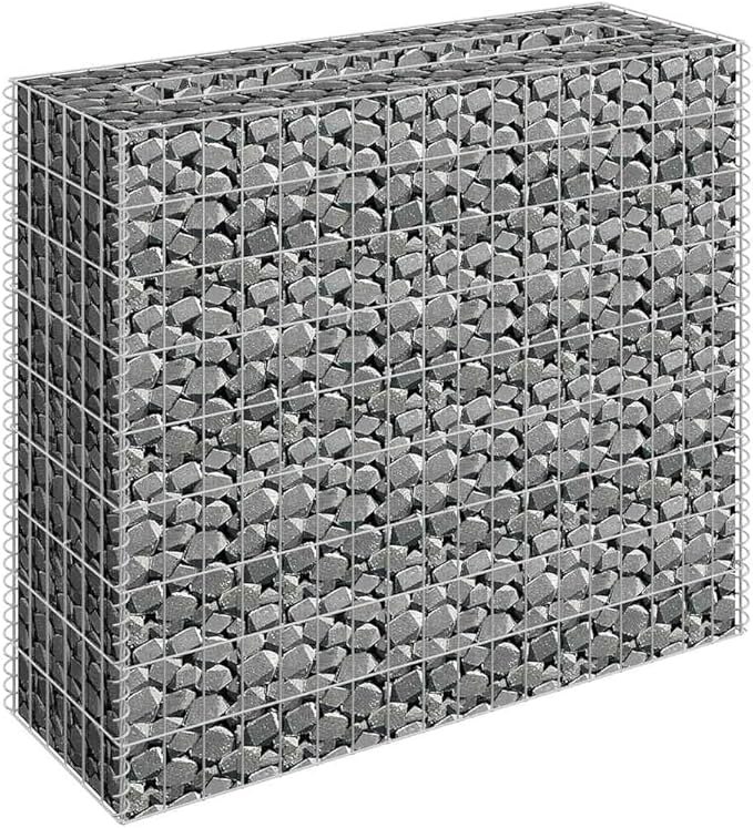 Galvanized Steel Metal Garden Raised Bed - Outdoor Planter Boxes for Flowers Vegetable Herb - Large Steel Clearance Boxes 35.4 in