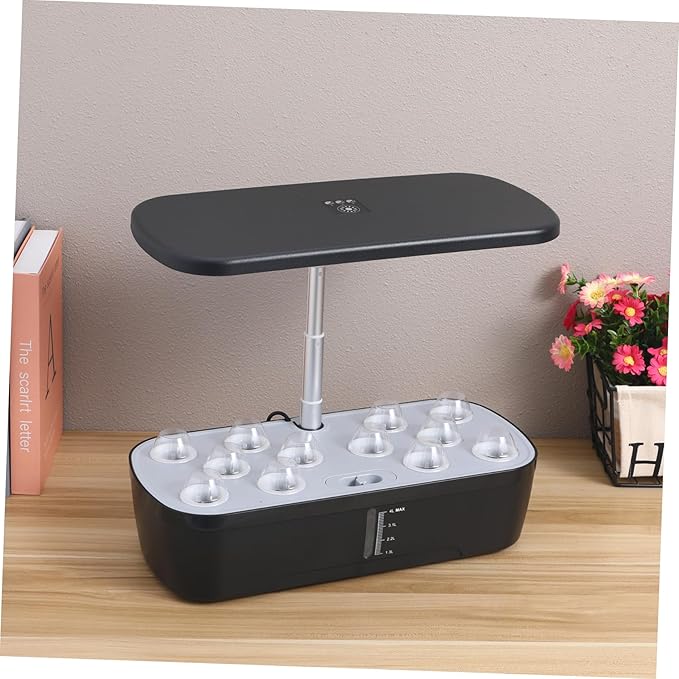 HANABASS 1Set Hydroponic Plant Growing Machine Kit Indoor Gardening with Intelligent Control Design Automatic Watering Fertilization for Home Vegetable Cultivation