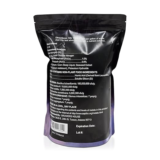 Stash Blend Premium Plant Additive Root Hormone for Plants - with Corn-Steep Liquor Seaweed Powder Humic Acid Mycorrhizae Microbial Bacteria Soluble Silicon - Ideal for Gardeners and Growers